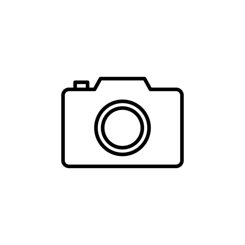 Camera Icon Vector - Sign or Symbol
