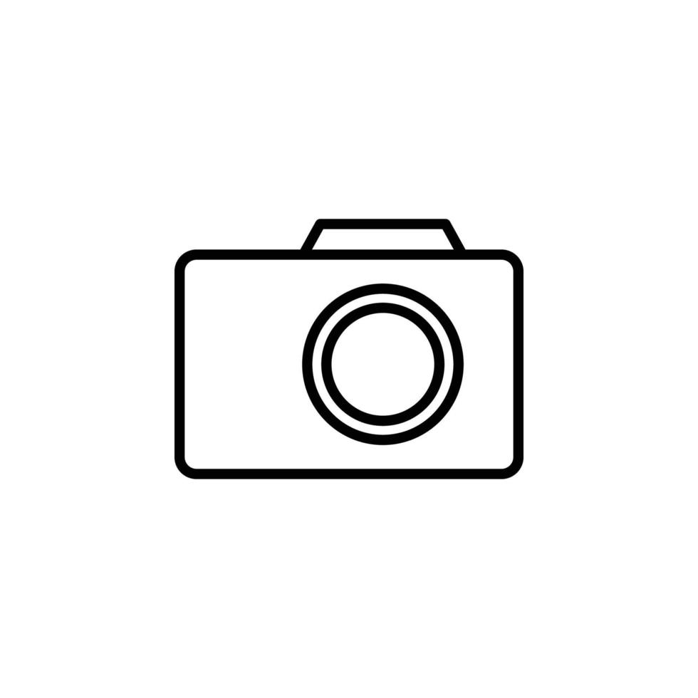 Camera Icon Vector - Sign or Symbol