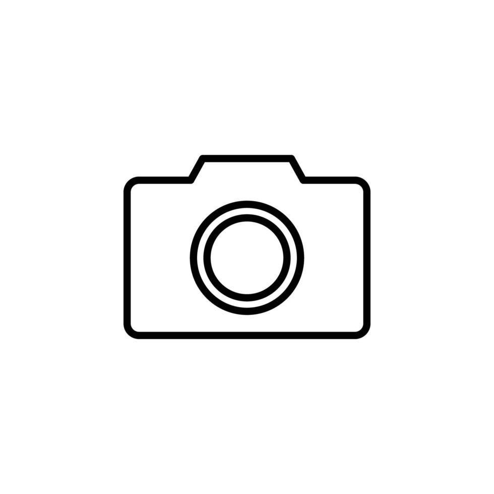Camera Icon Vector - Sign or Symbol
