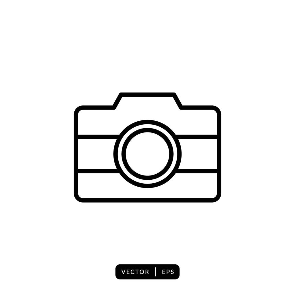Camera Icon Vector - Sign or Symbol