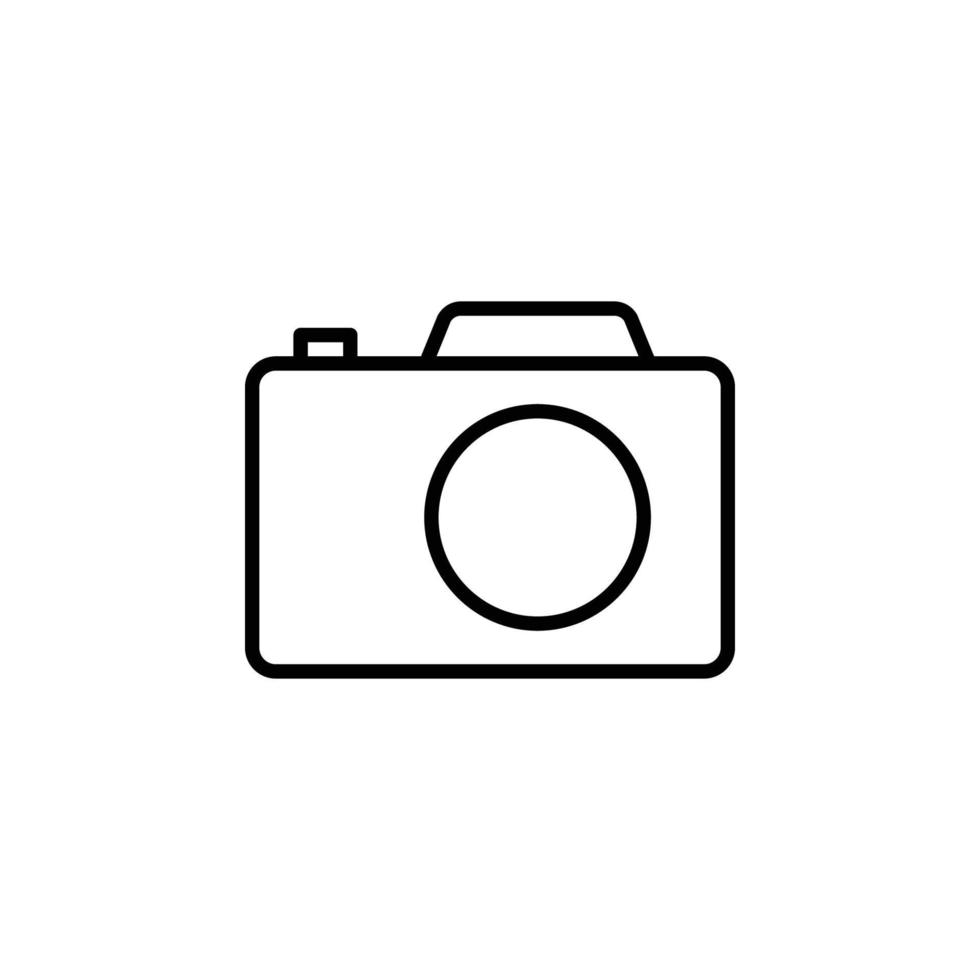 Camera Icon Vector - Sign or Symbol