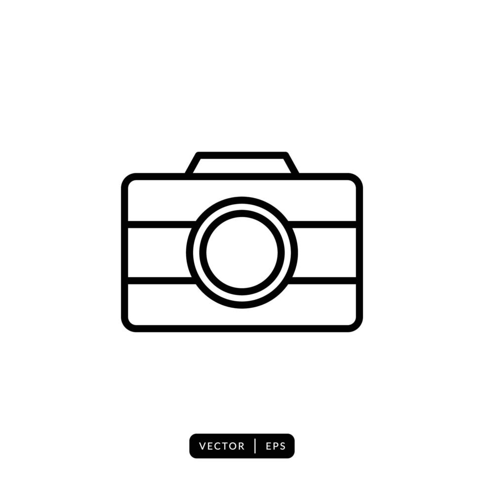 Camera Icon Vector - Sign or Symbol