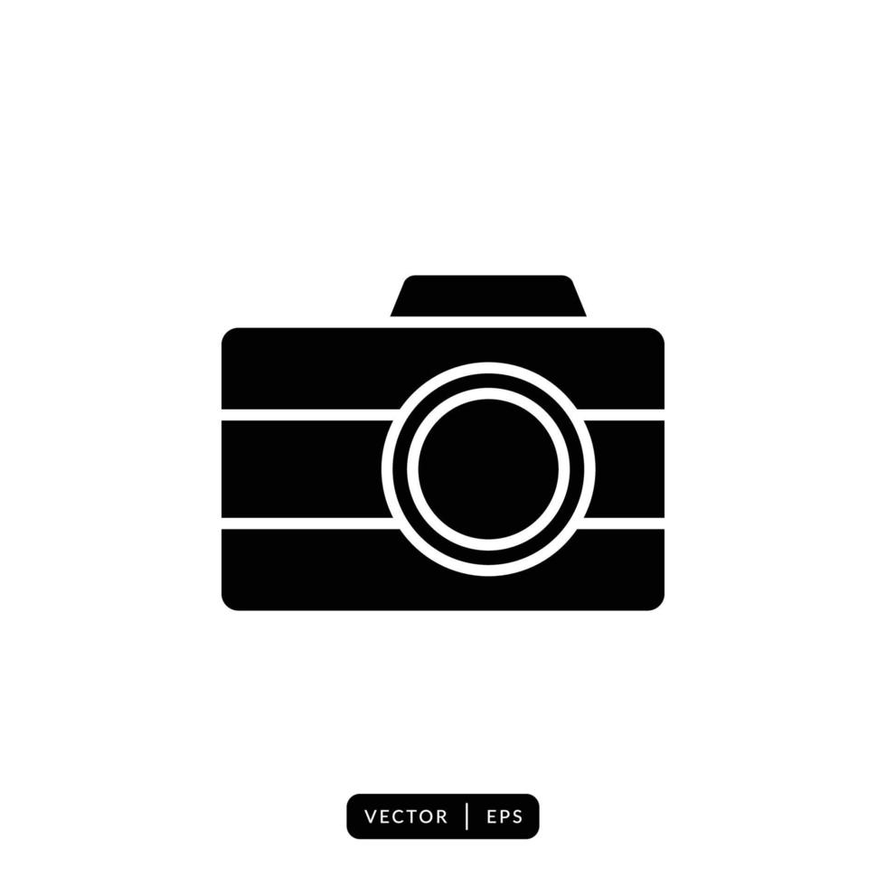 Camera Icon Vector - Sign or Symbol