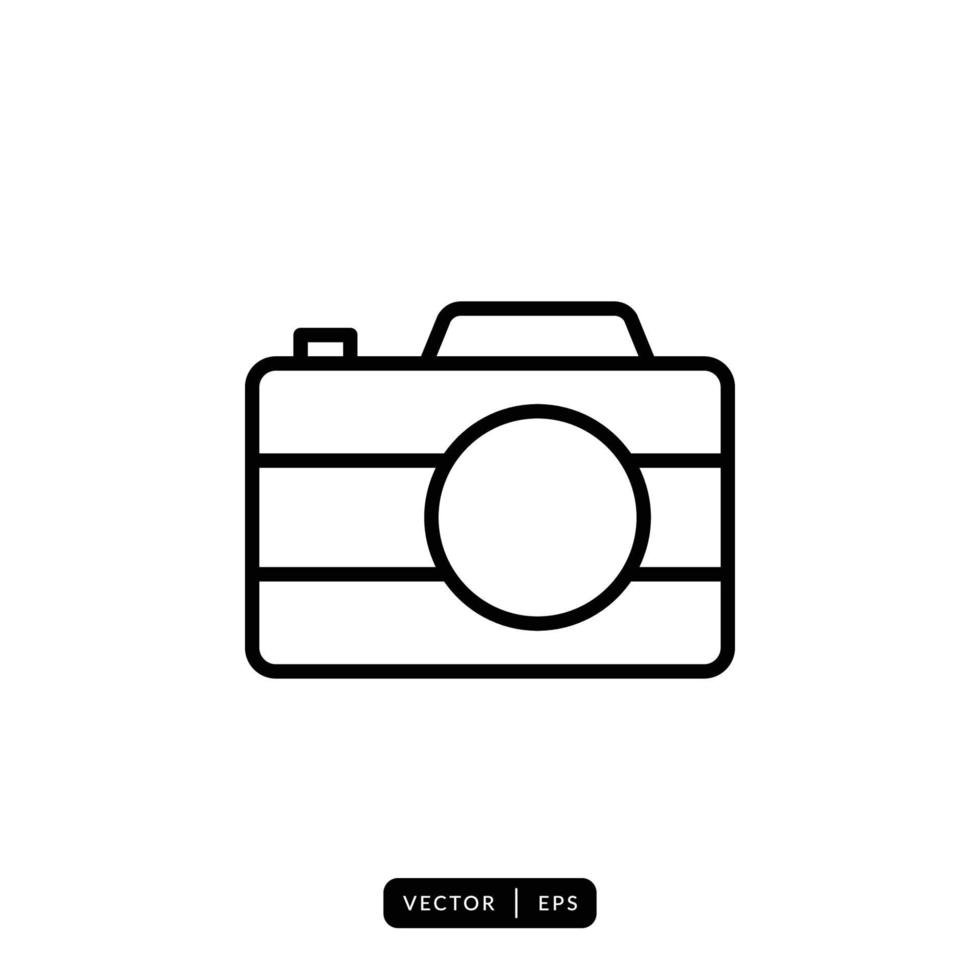 Camera Icon Vector - Sign or Symbol
