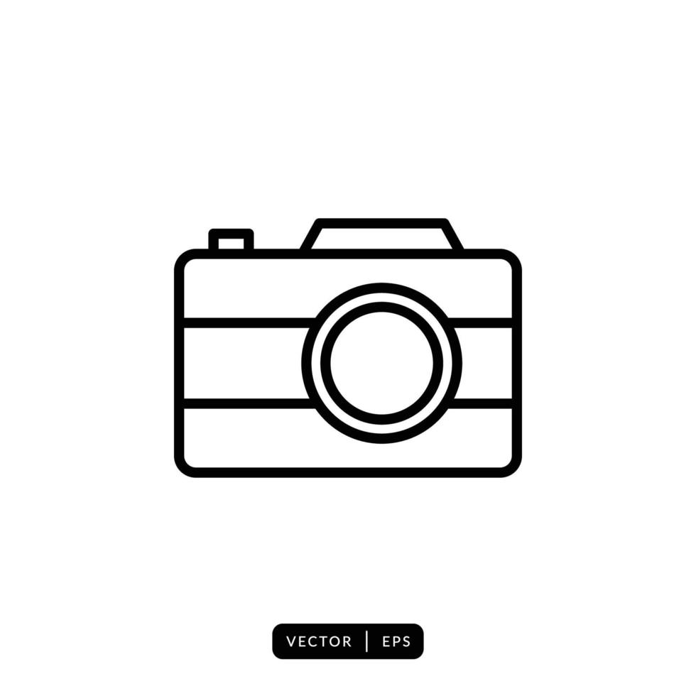 Camera Icon Vector - Sign or Symbol