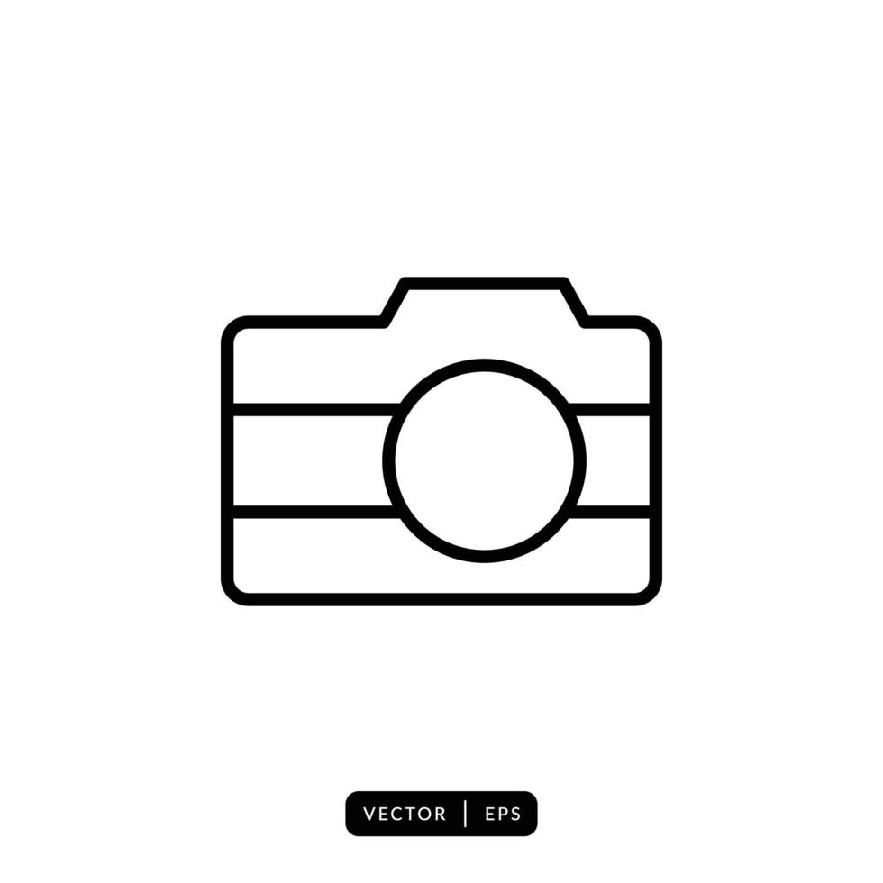 Camera Icon Vector - Sign or Symbol