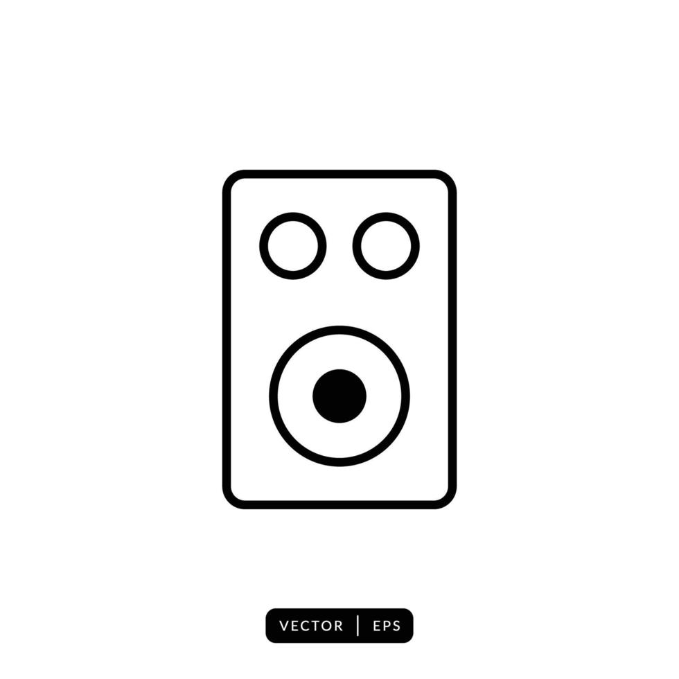 vector de icono de altavoz de audio - signo o símbolo