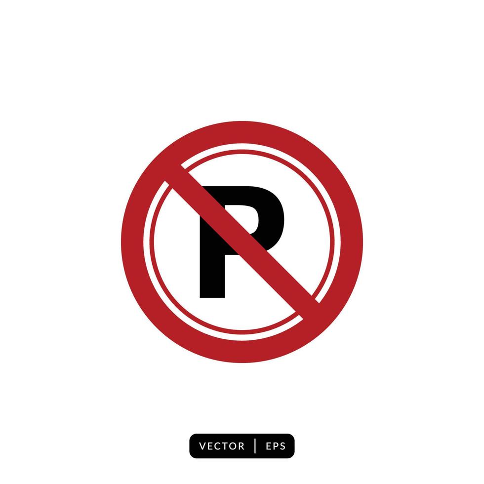 Parking Icon Vector - Sign or Symbol
