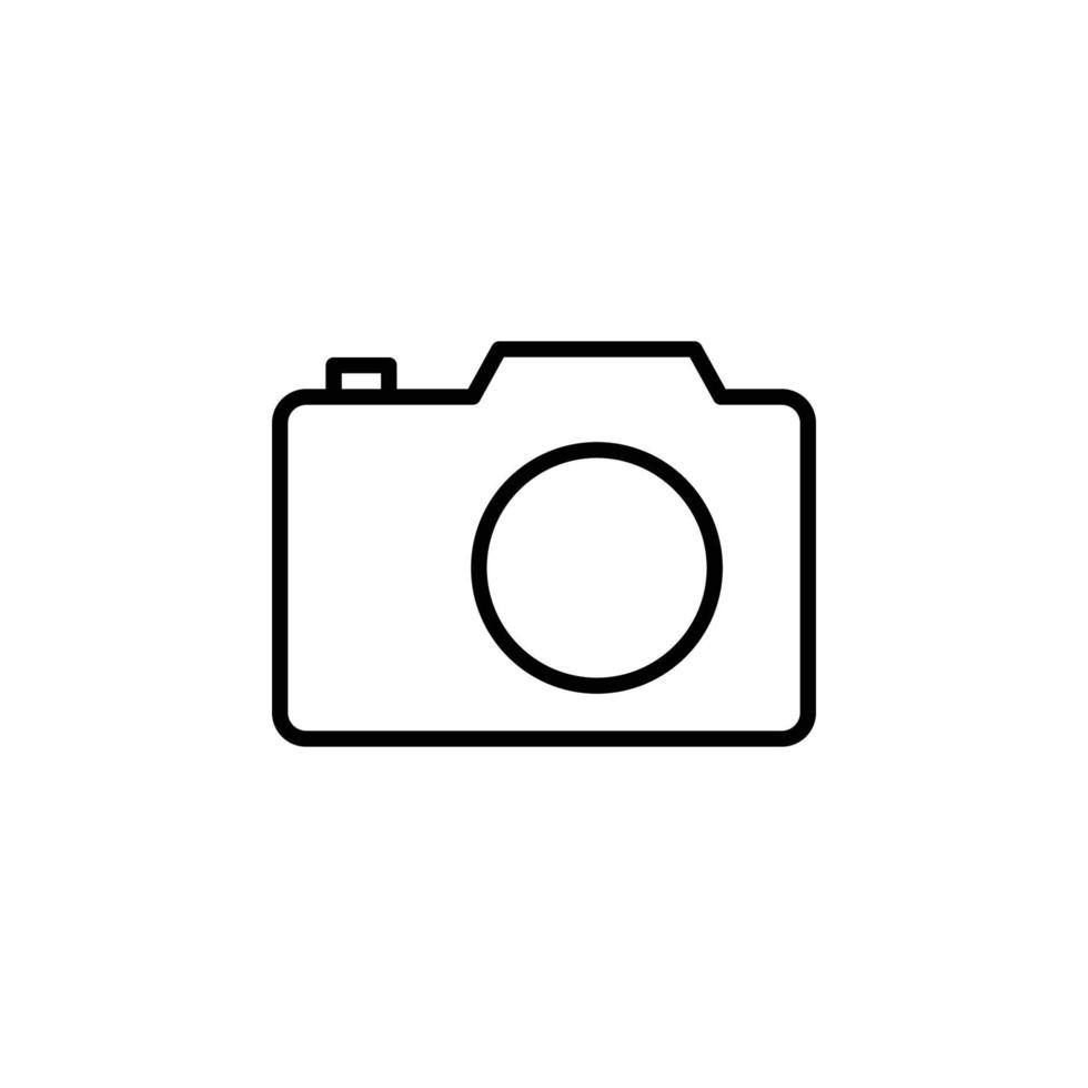 Camera Icon Vector - Sign or Symbol