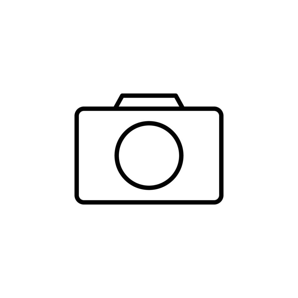 Camera Icon Vector - Sign or Symbol