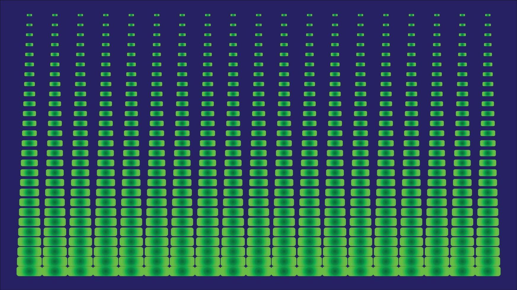 semitono vectorial de rectángulo redondeado verde para patrones, puntos, texturas, paletización y plantillas vector