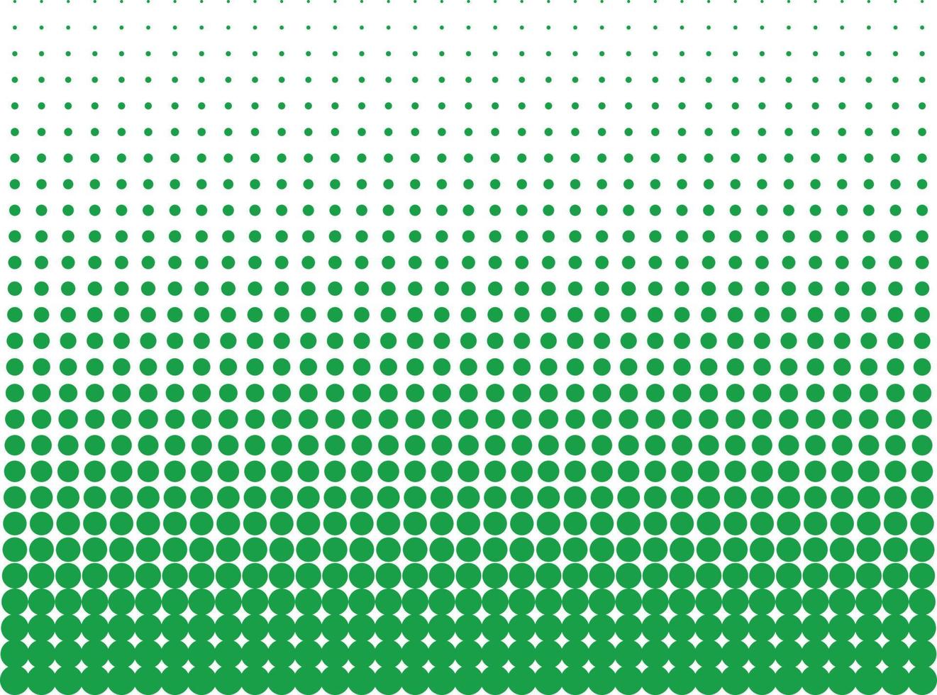 Green Circle Vector Halftone for Patterning, dotting, texturing, palletizing and templating