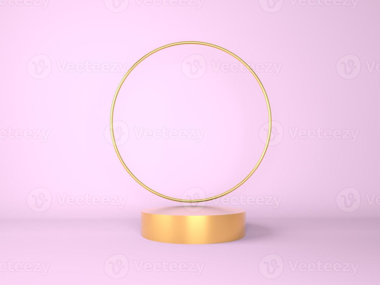 3d abstract background, mock up scene geometry shape podium for product display. photo