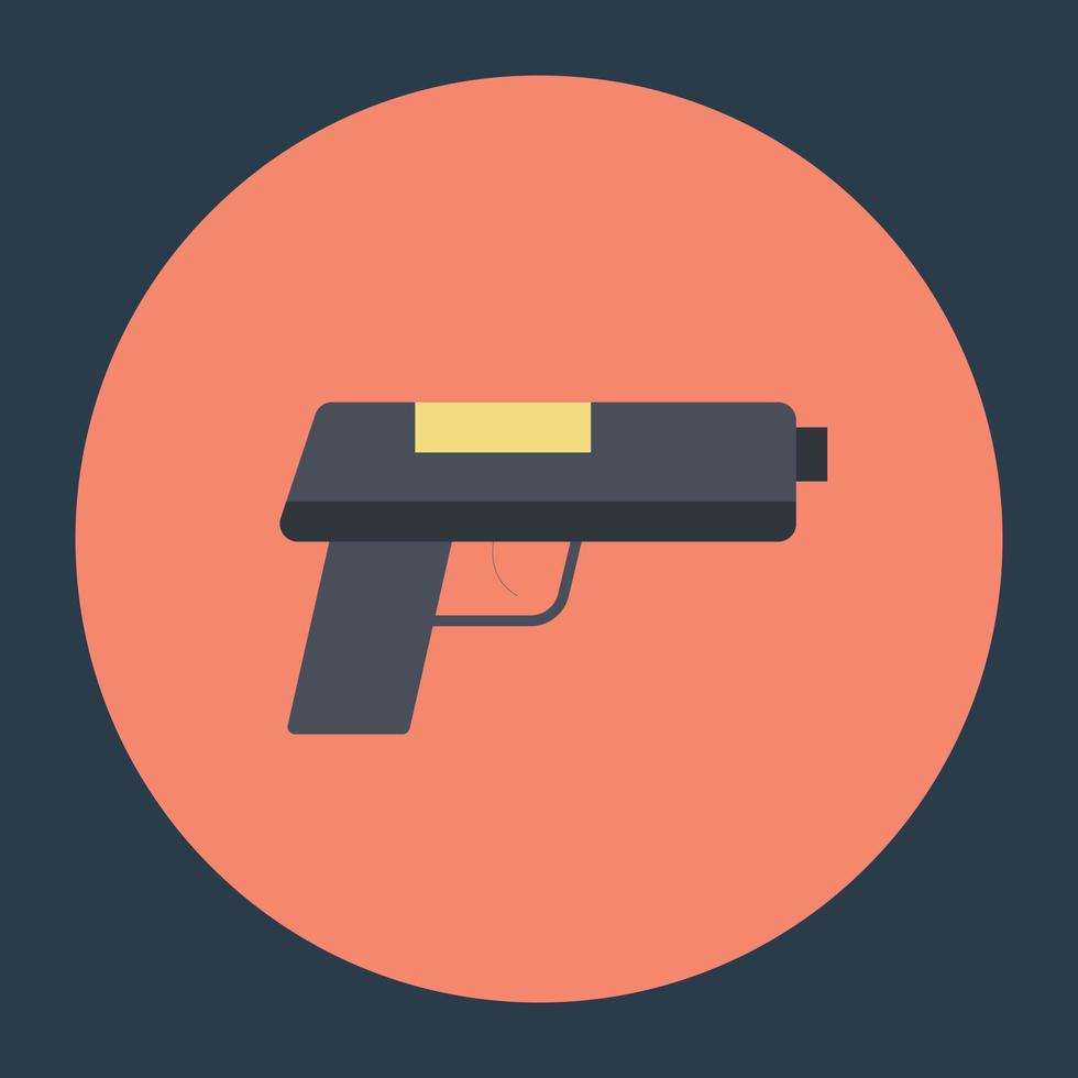 Trendy Pistol Concepts vector