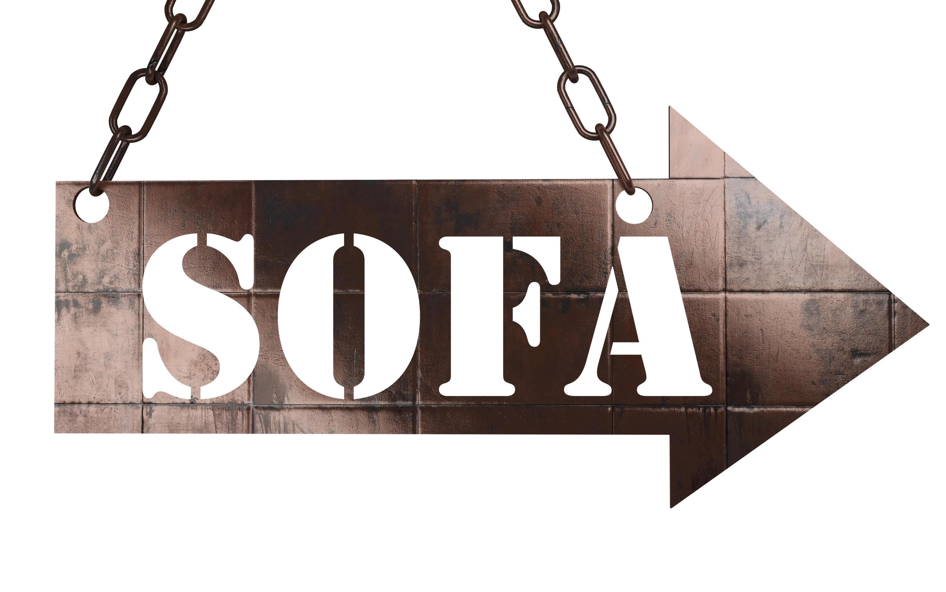 sofa word on metal pointer 6293511 Stock Photo at Vecteezy