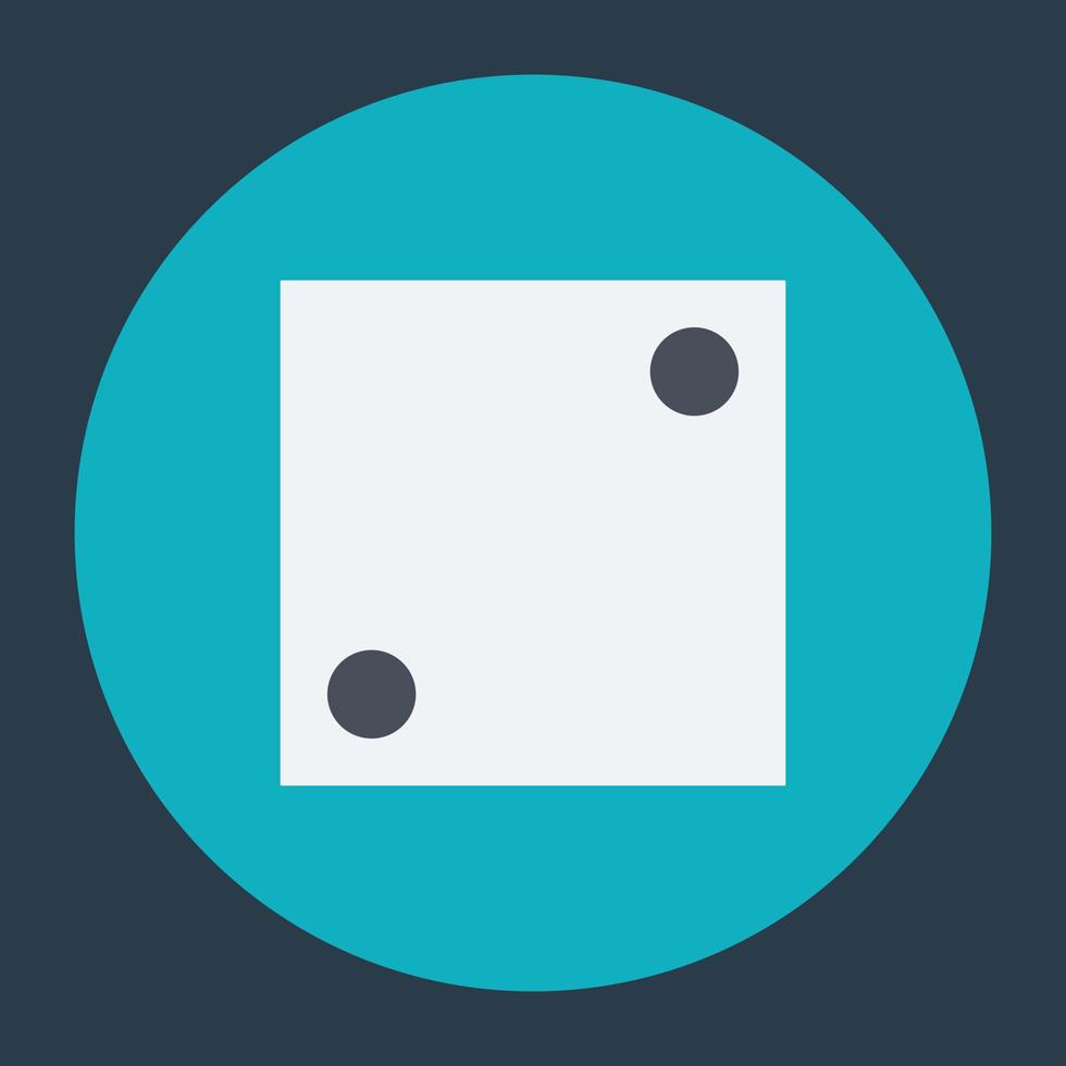 Trendy Dice Concepts vector