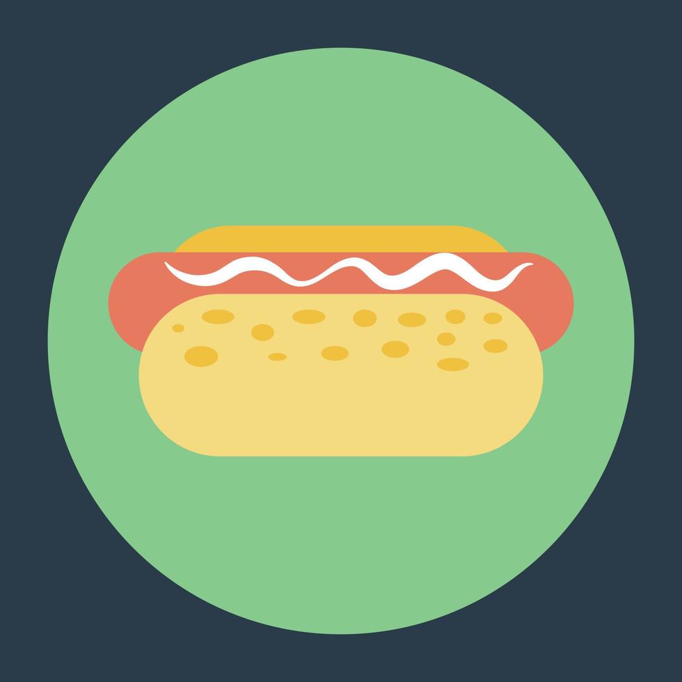 conceptos de hot dog vector