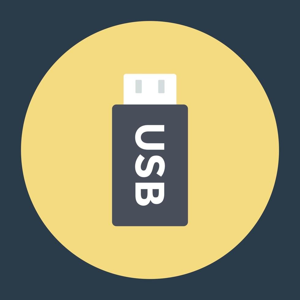 Trendy USB Concepts vector