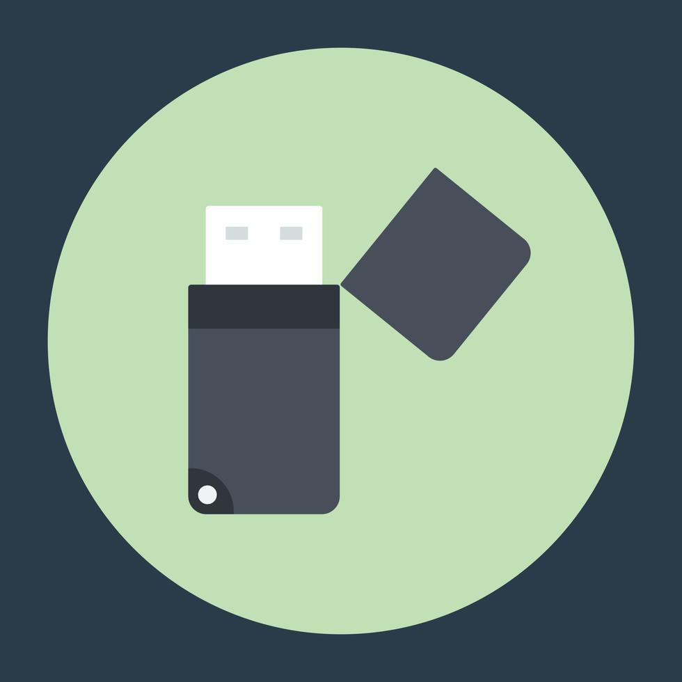 conceptos de usb de moda vector