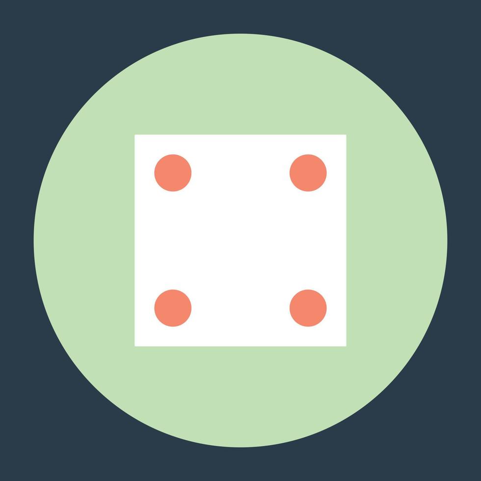Trendy Dice Concepts vector