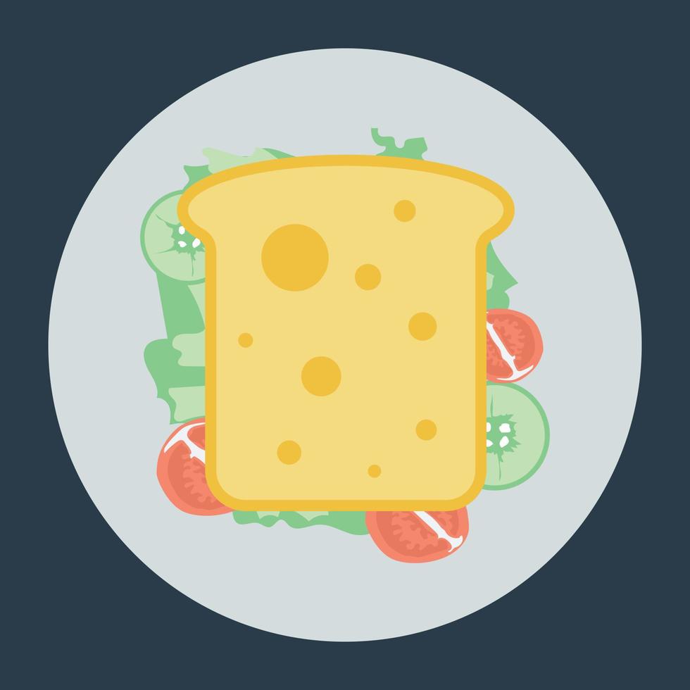 conceptos de tostadas de moda vector