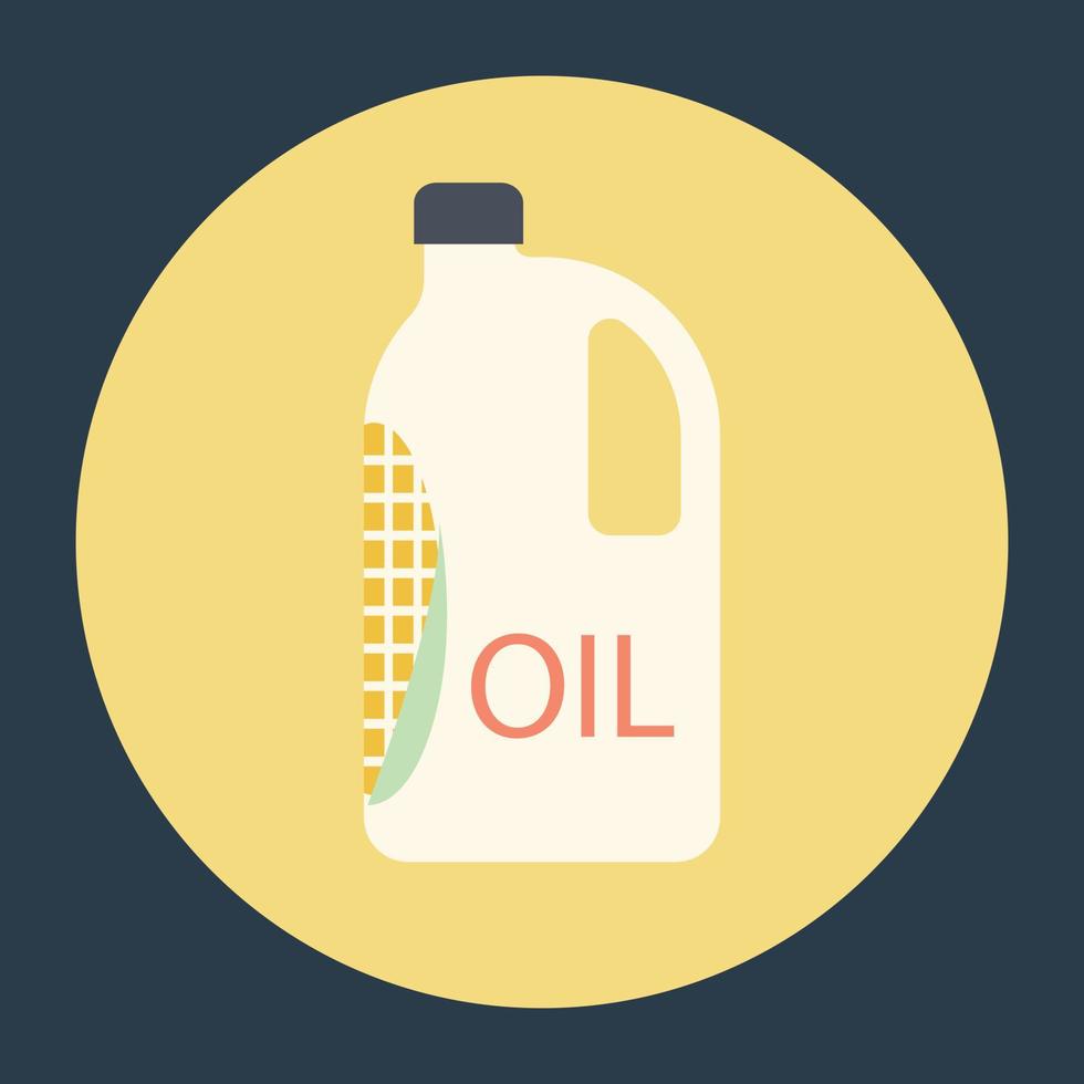 Oil Bottle Concepts vector