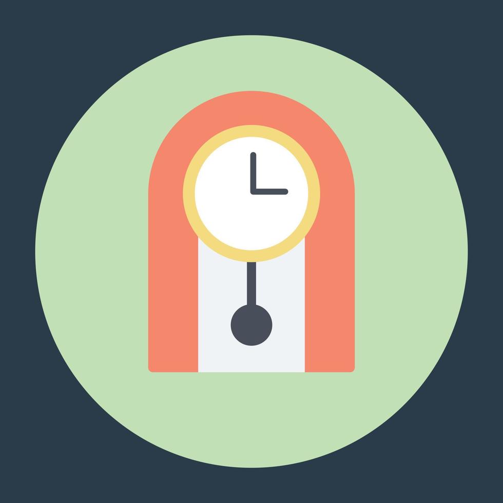 Trendy Clock Concepts vector