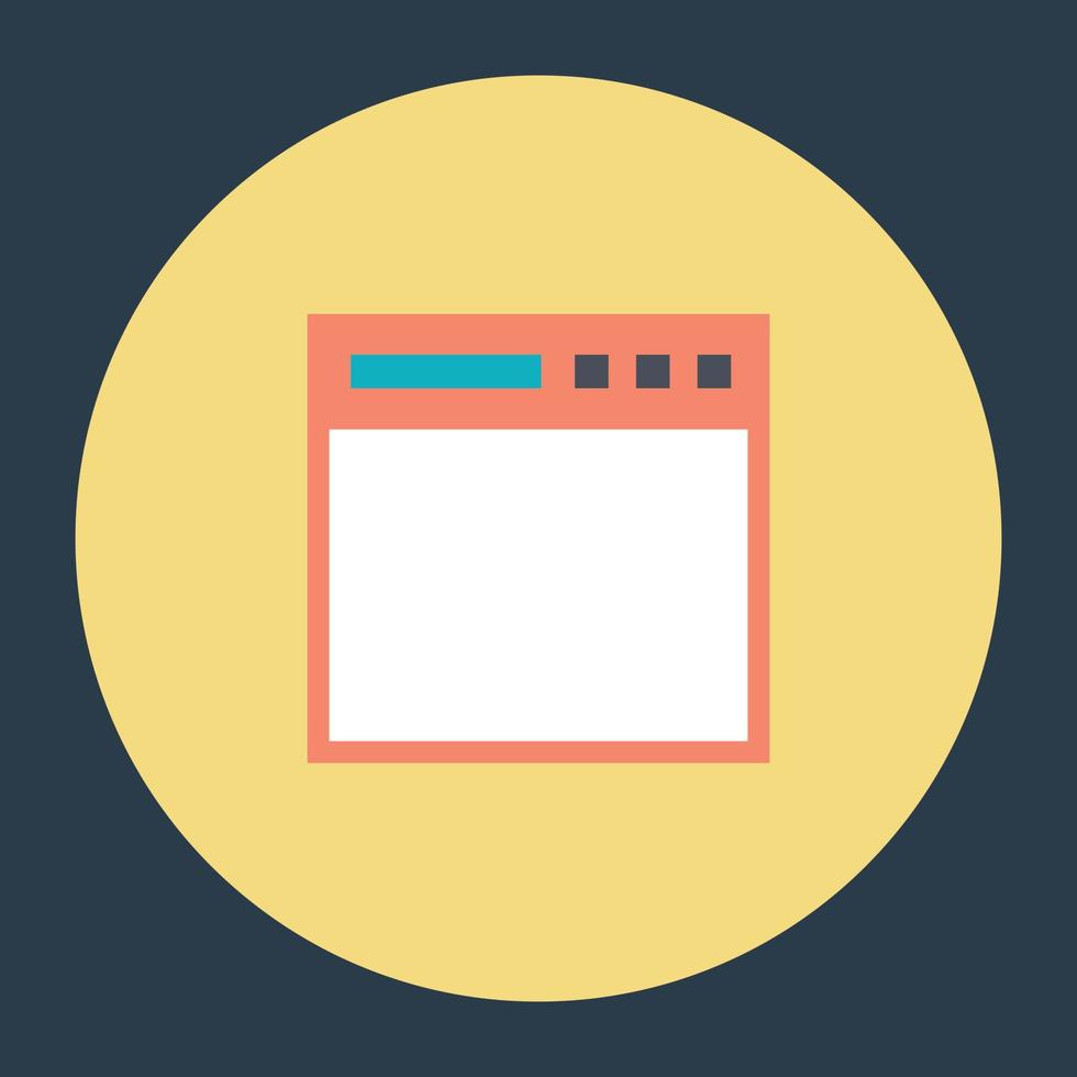 Trendy Browsers Concepts vector
