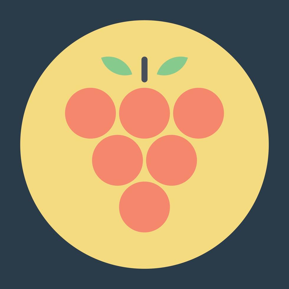 Trendy Grapes Concepts vector