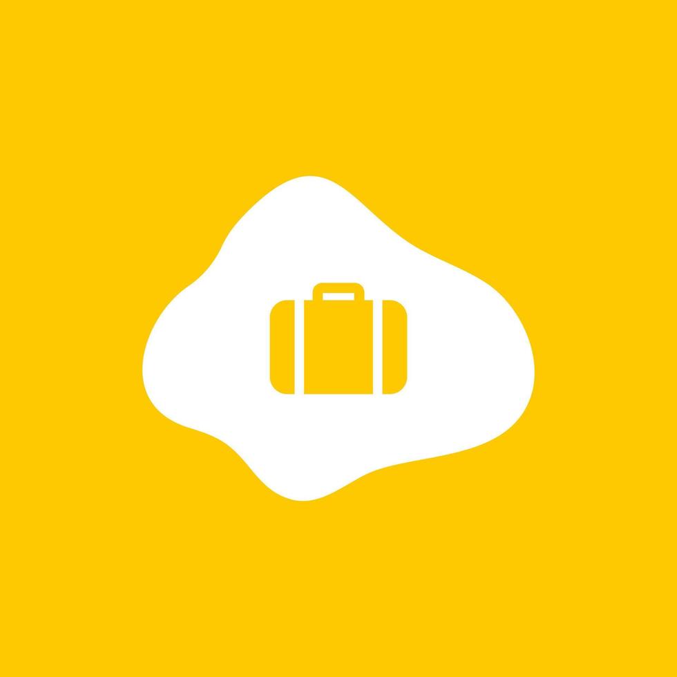 egg and bag icon logo vector
