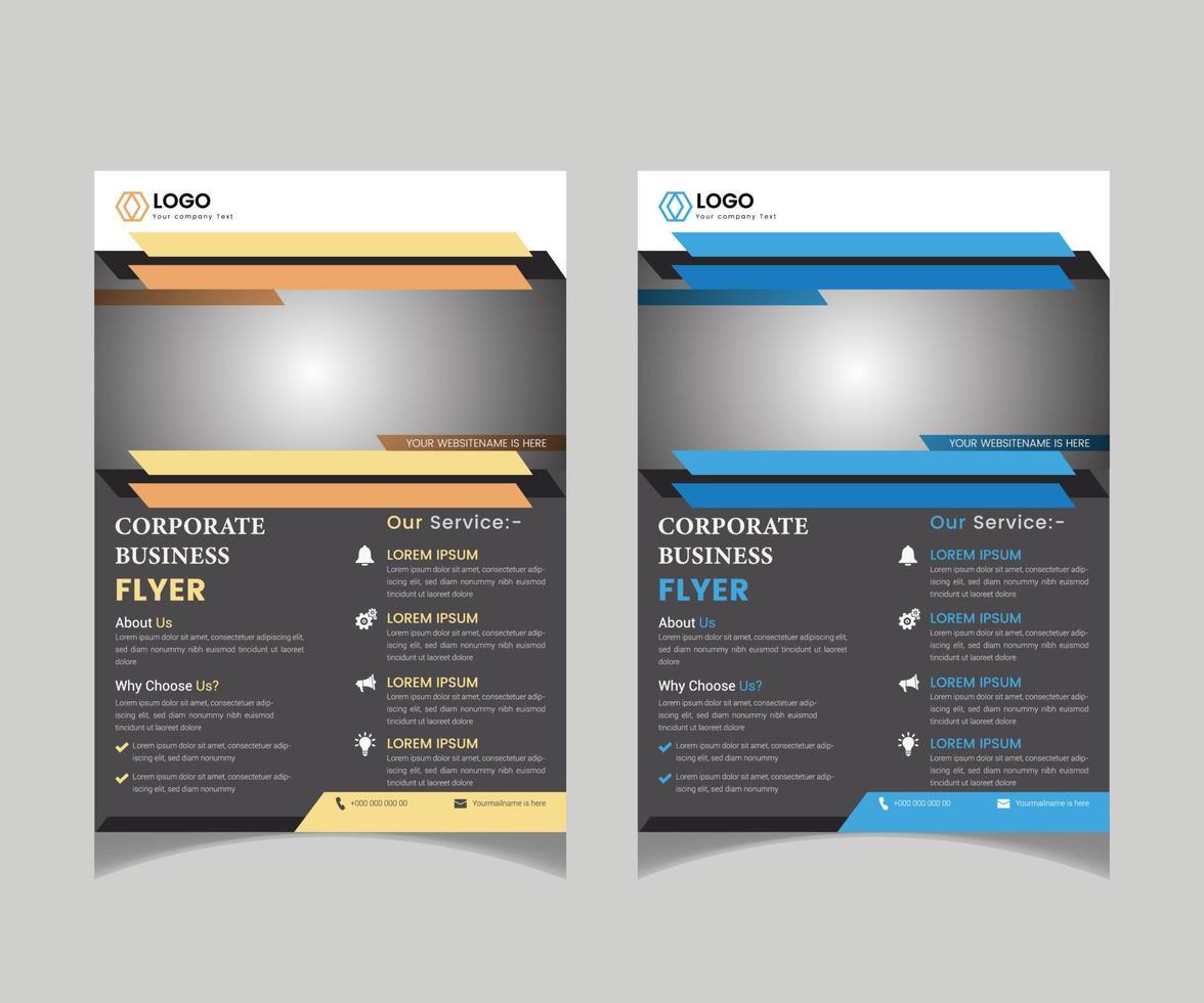 Flyer design template  art illustrator vector