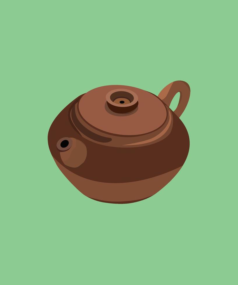 Old Tea holder Vector art design