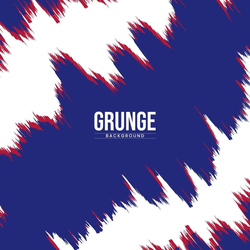 Red and Blue modern grunge thumbnail background vector