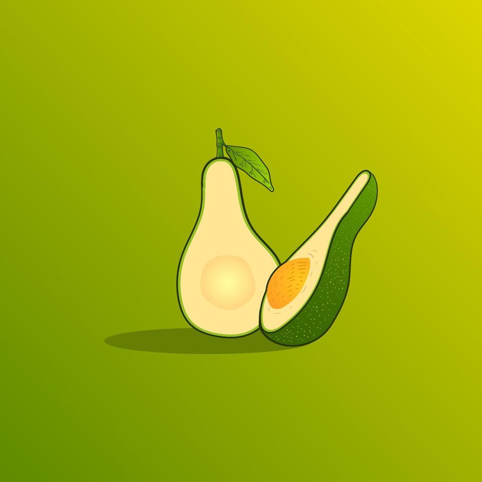 Ilustración de vector de aguacate