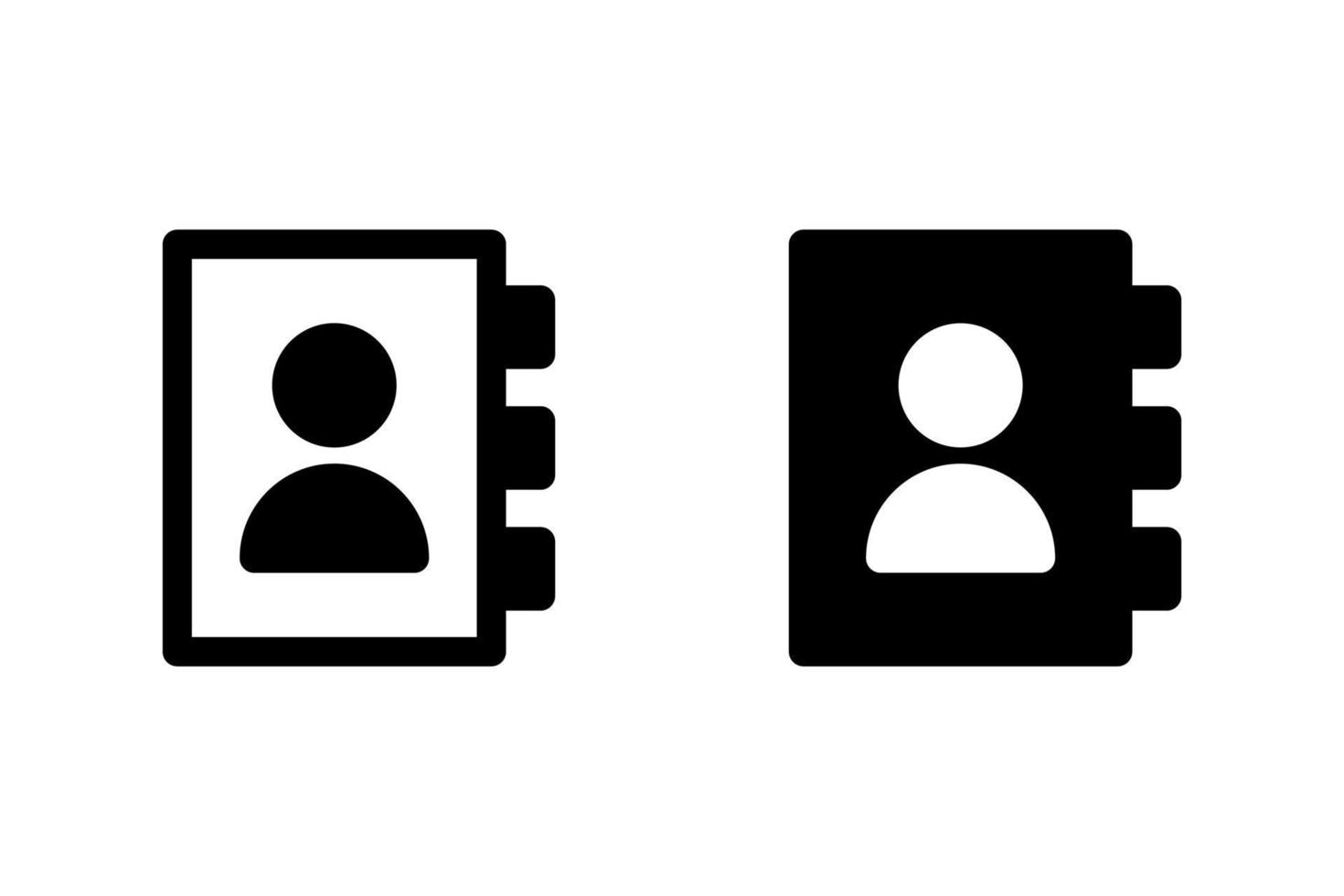 address book icons, Vector illustration eps.10