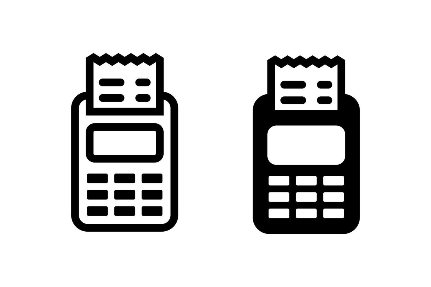 Billing machine icon, Vector illustration eps.10