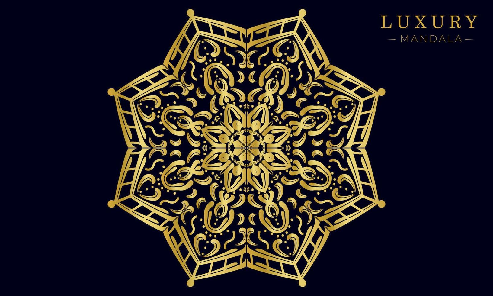 Modern Luxurious Mandala Vector design template