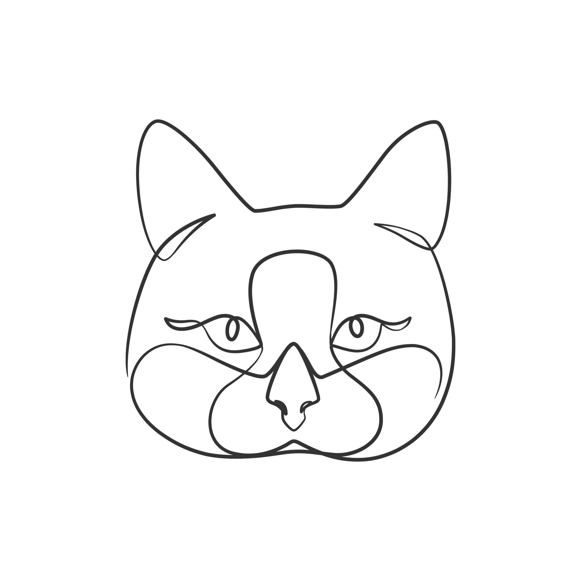 Голова кошки
