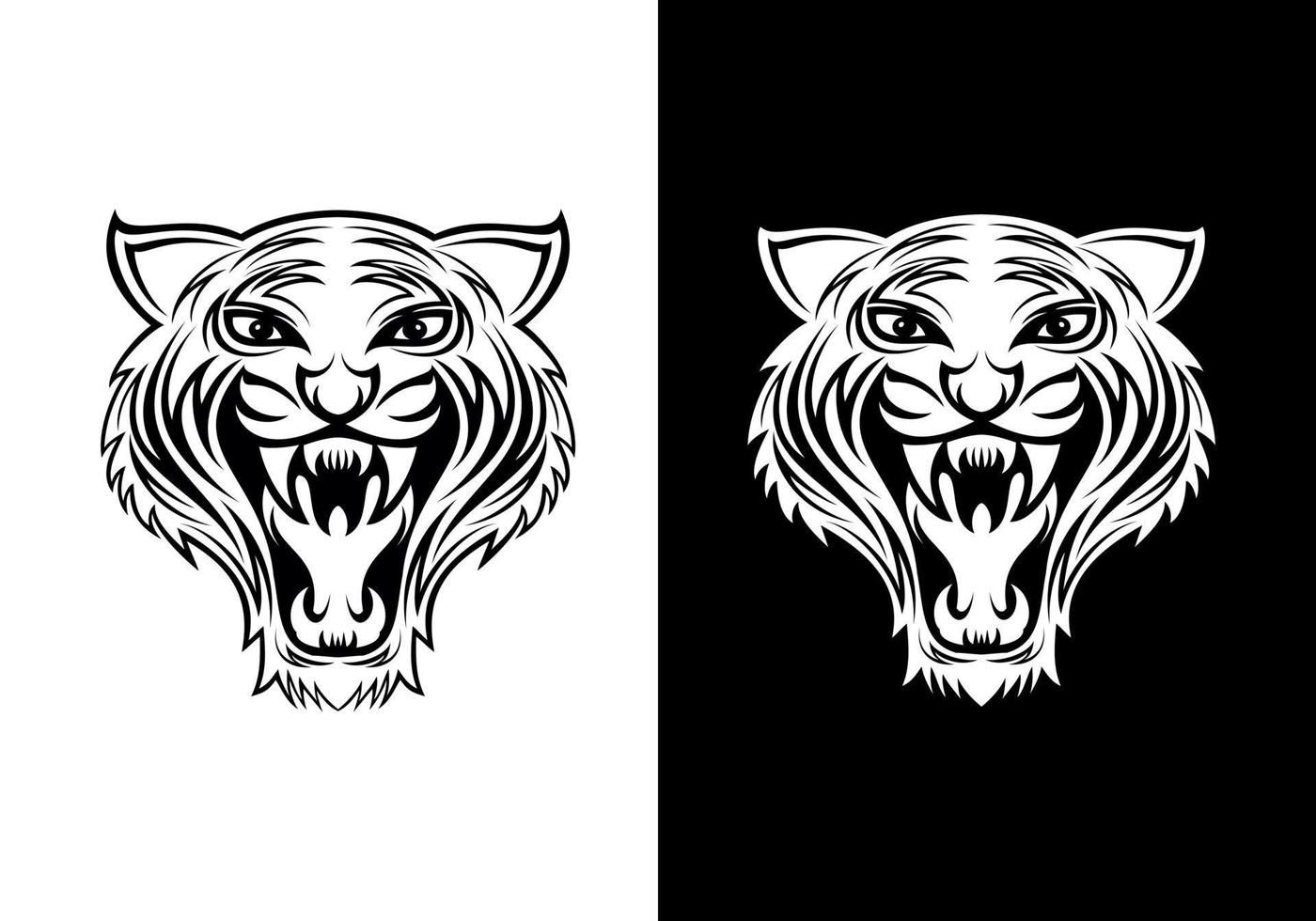 Hand Drawn Tiger Face Tattoo Design Vector 6299425 Vector Art at Vecteezy Hand Drawn Tiger Face Tattoo Design Vector 6299425 Vector Art at Vecteezy