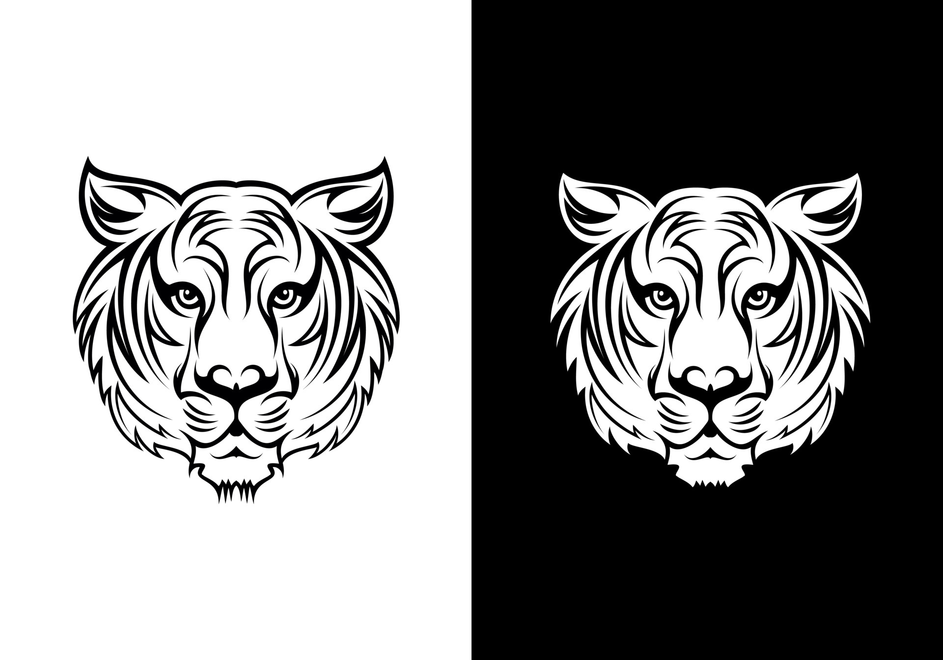 Hand Drawn Tiger Tattoo Design 6299474 Vector Art at Vecteezy Hand Drawn Tiger Tattoo Design 6299474 Vector Art at Vecteezy