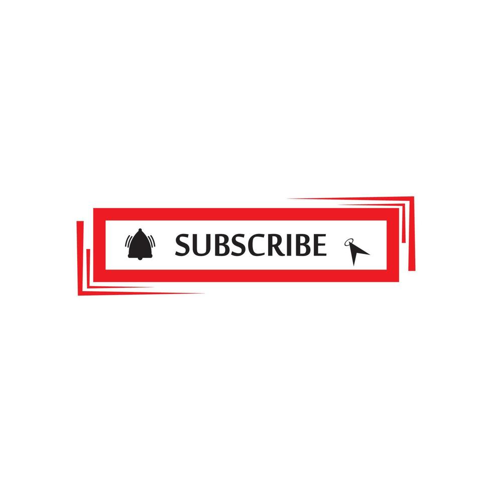 Suscribe button icon vector design background