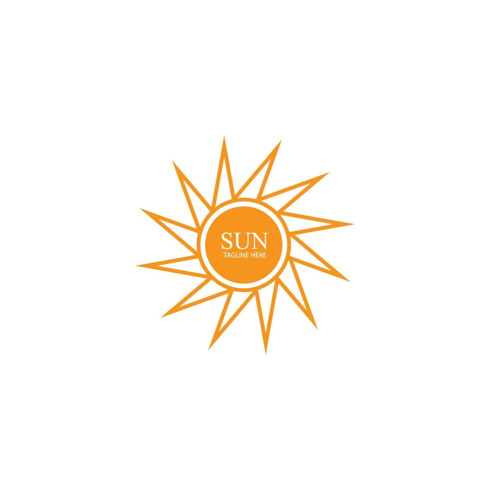 Sun Vector illustration Icon Logo Template design