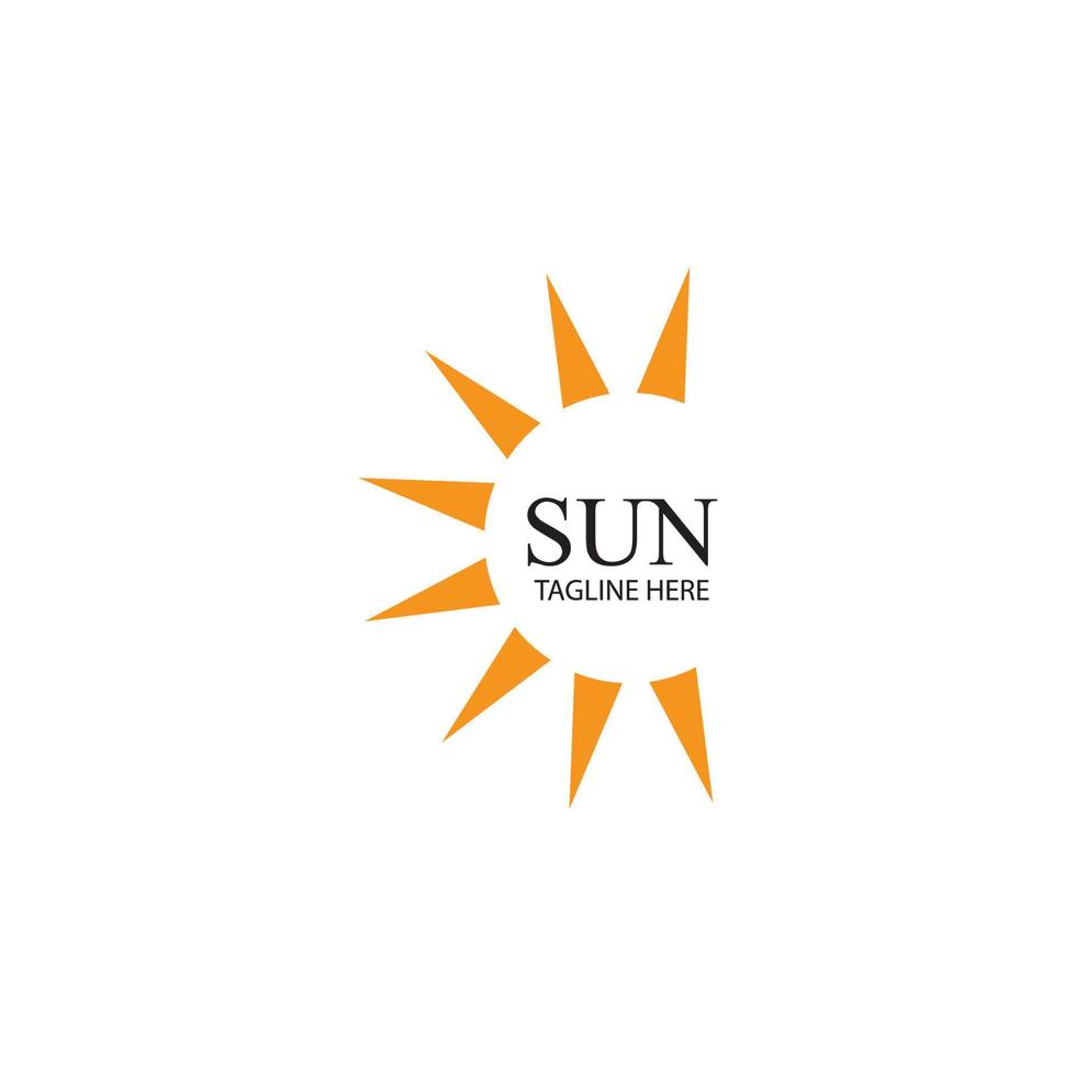 Sun Vector illustration Icon Logo Template design