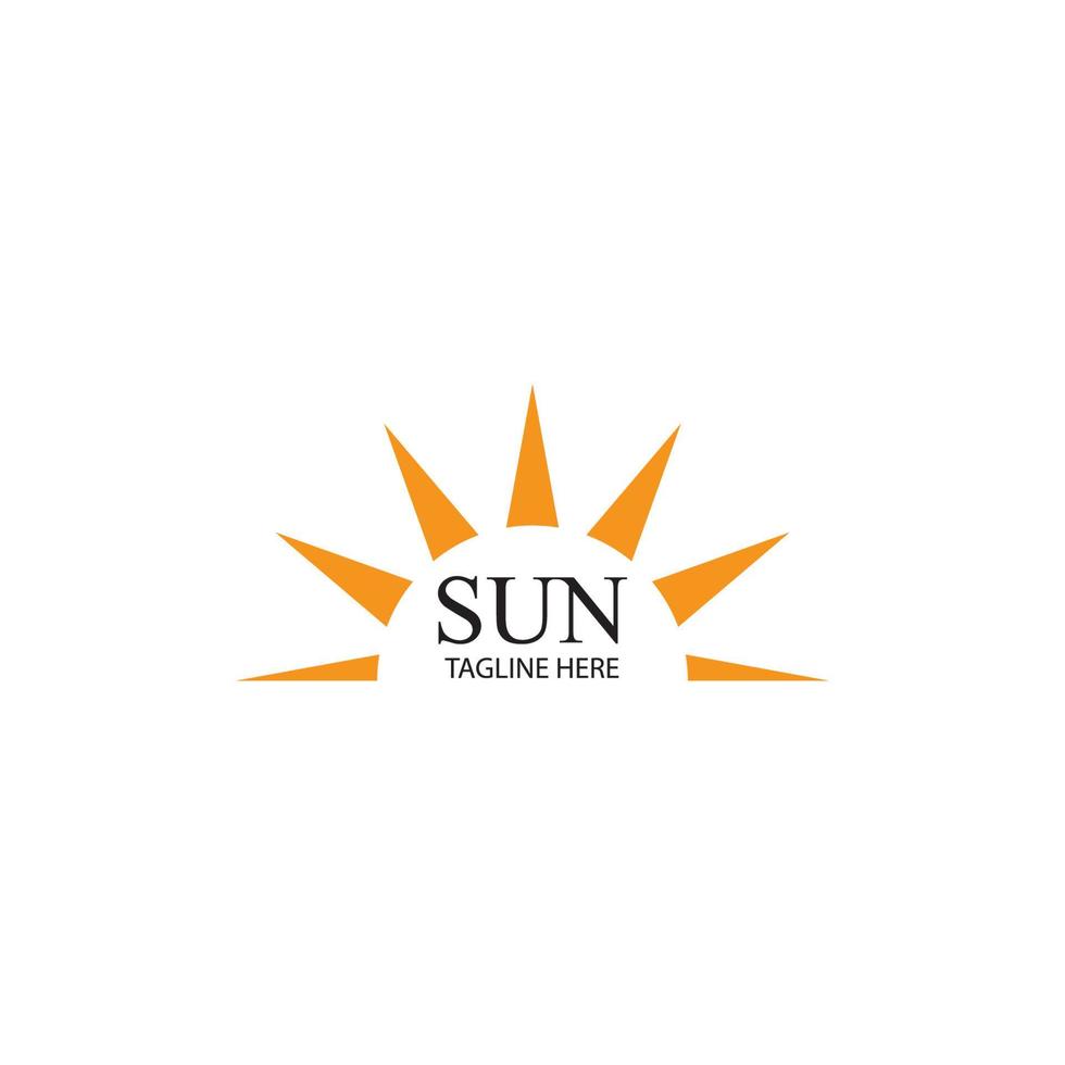 Sun Vector illustration Icon Logo Template design