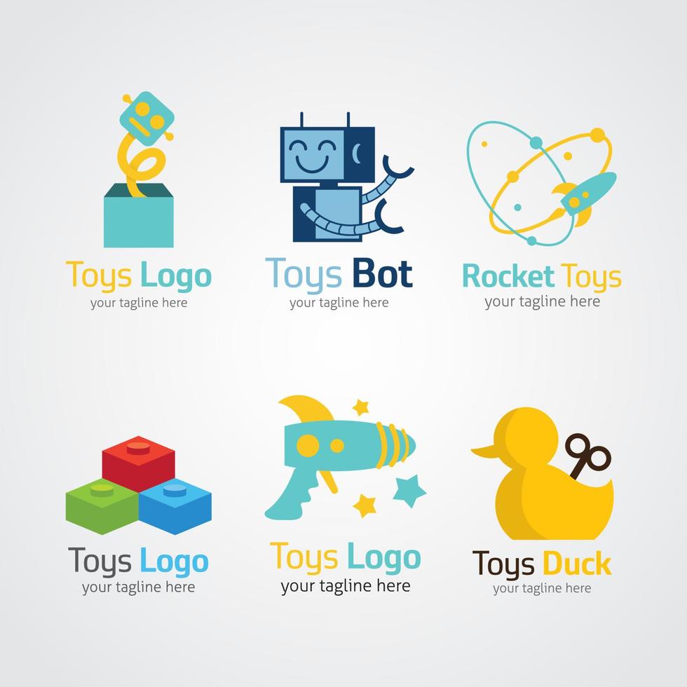 Toys Logo Design Template. Vector Illustration