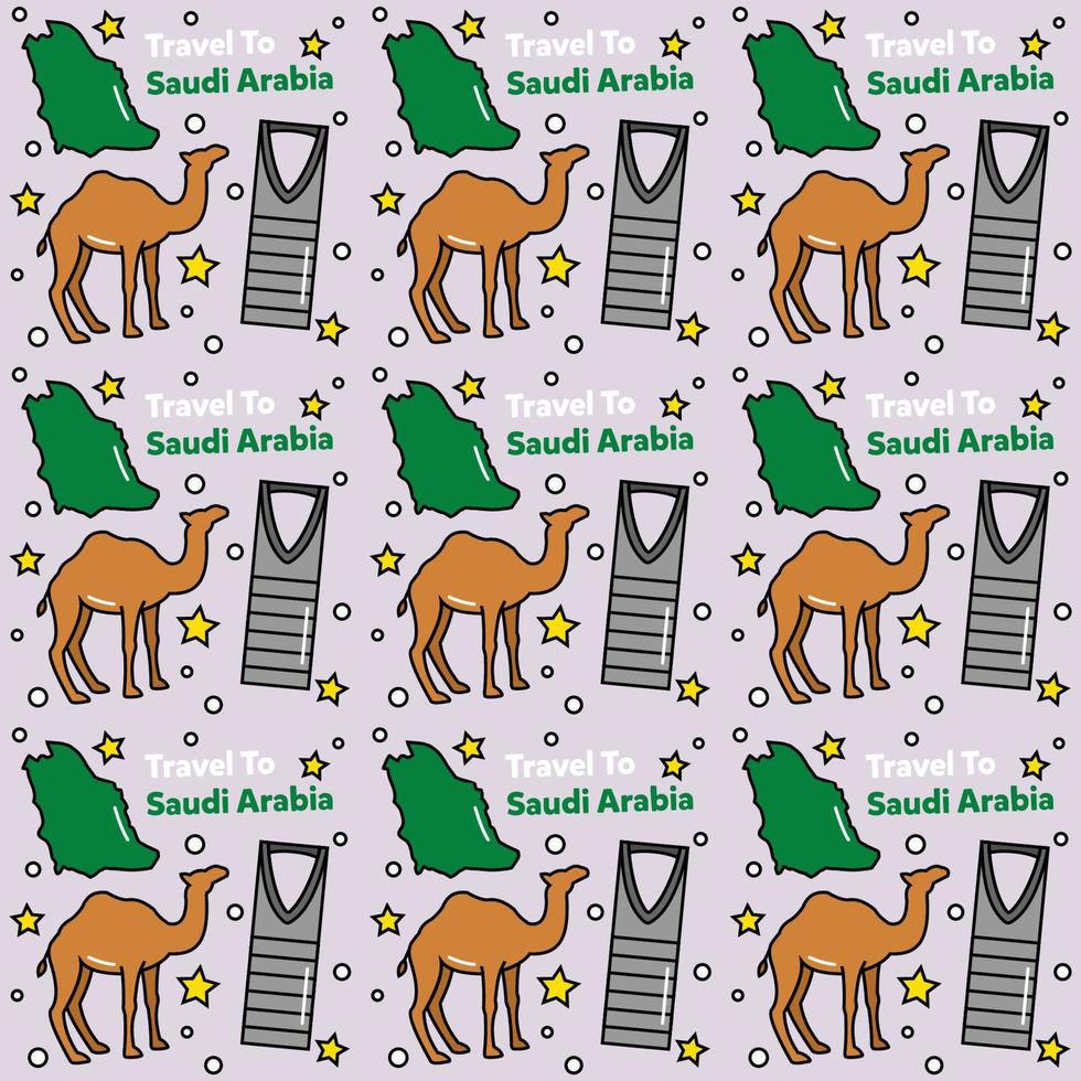 Travel to Saudi Arabia doodle seamless pattern vector design. Camel. Ka'bah, Flag are identic icons with Saudi Arabia 6301074 Vector Art at Vecteezy Travel to Saudi Arabia doodle seamless pattern vector design. Camel. Ka'bah, Flag are identic icons with Saudi Arabia 6301074 Vector Art at Vecteezy