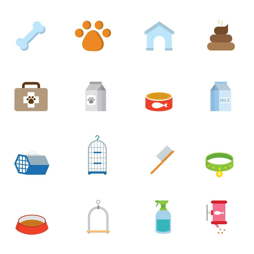 Pets Icon Design Template. Vector Illustration