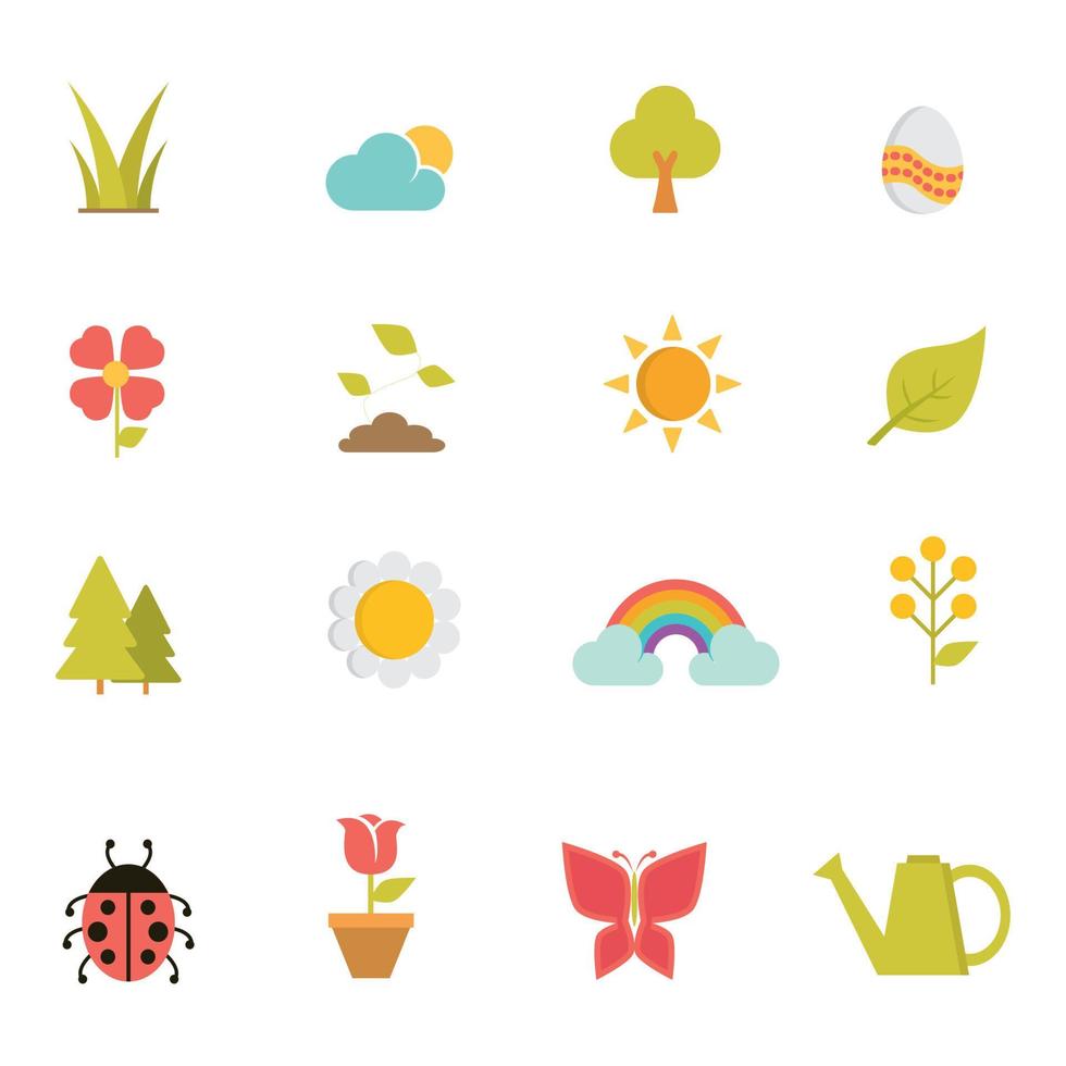 plantilla de diseño de icono de primavera. ilustración vectorial vector