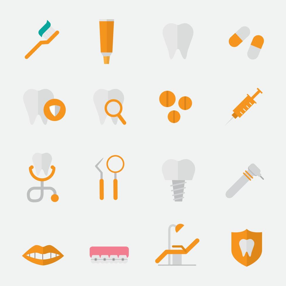 Dentist Icon Design Template. Vector Illustration