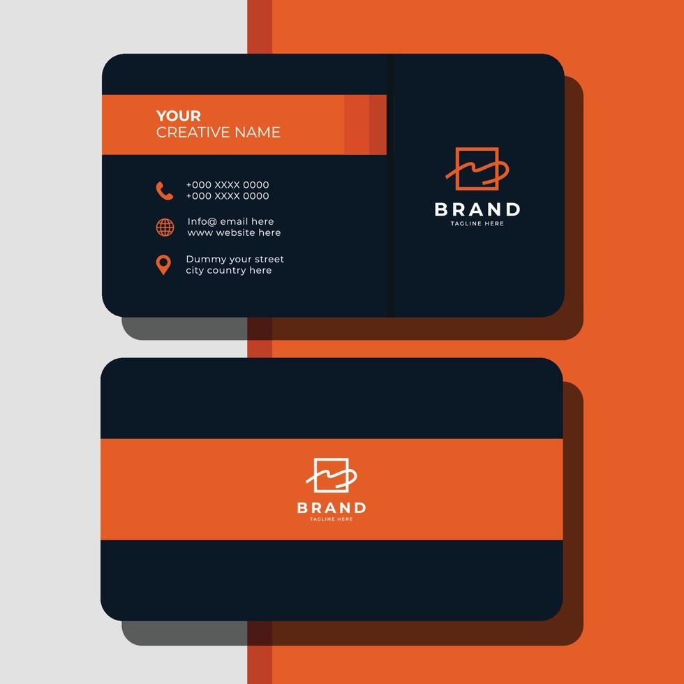 Minimalistic Business Card Template vector